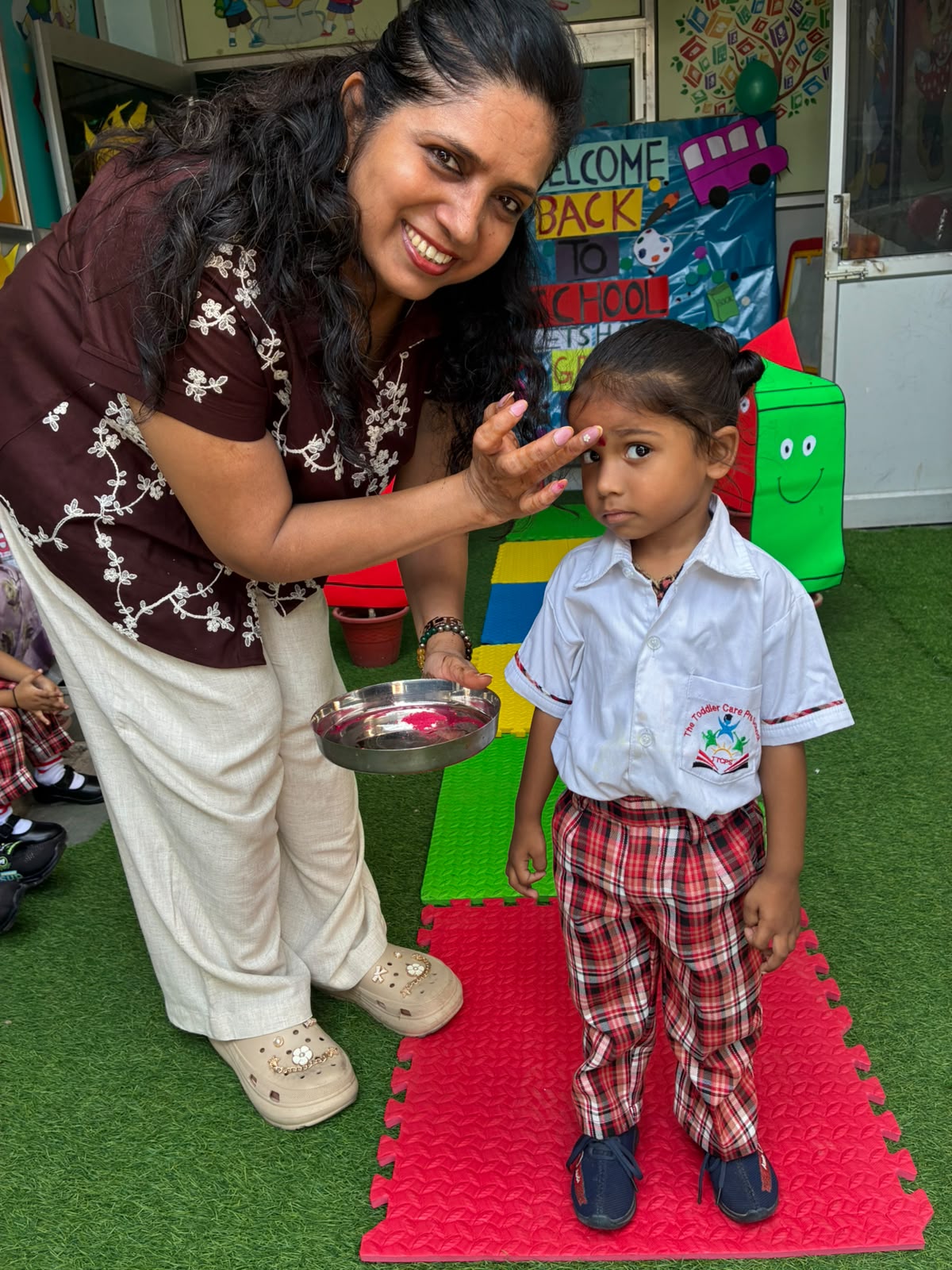 Preschool classroom activity at The Toddler Care, Kanwar Nagar Jaipur
